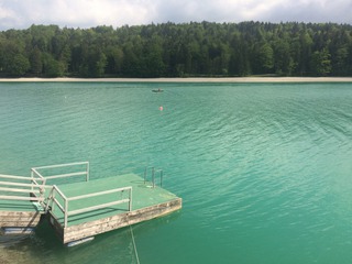 Badeinsel an der Seeterasse